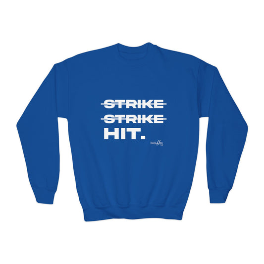 Strike Strike Hit Crewneck (Youth)